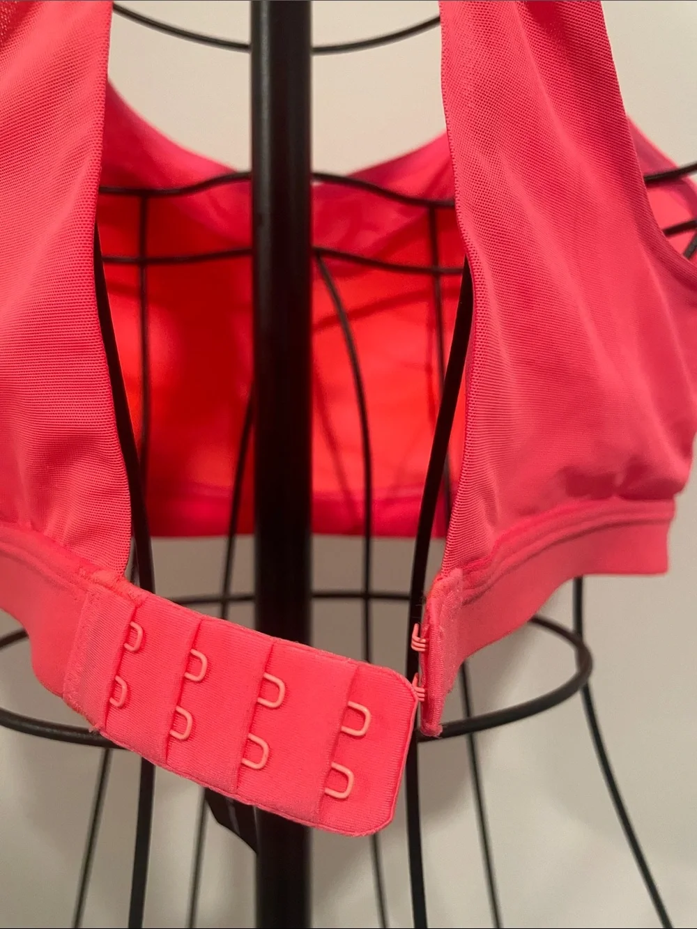 Victoria's Secret Coral/Pink Racerback Sports Bra